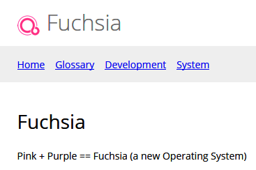 Google Fuchsia