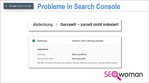 Google Search Console Probleme