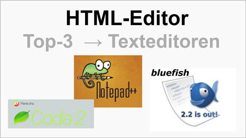 HTML-Editor Top-3 Texteditoren für Windows MAC Linux