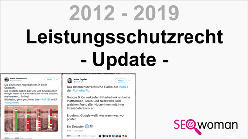 Leistungsschutzrecht - Update