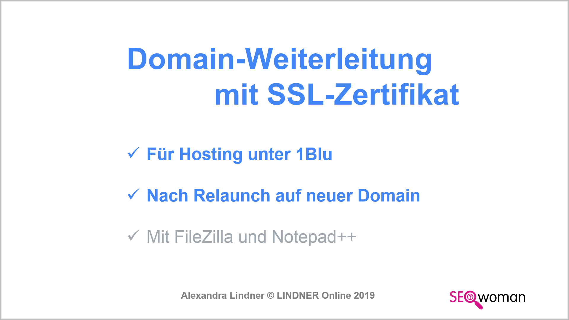 Relaunch: htaccess-Weiterleitung für 1blu mit SSL