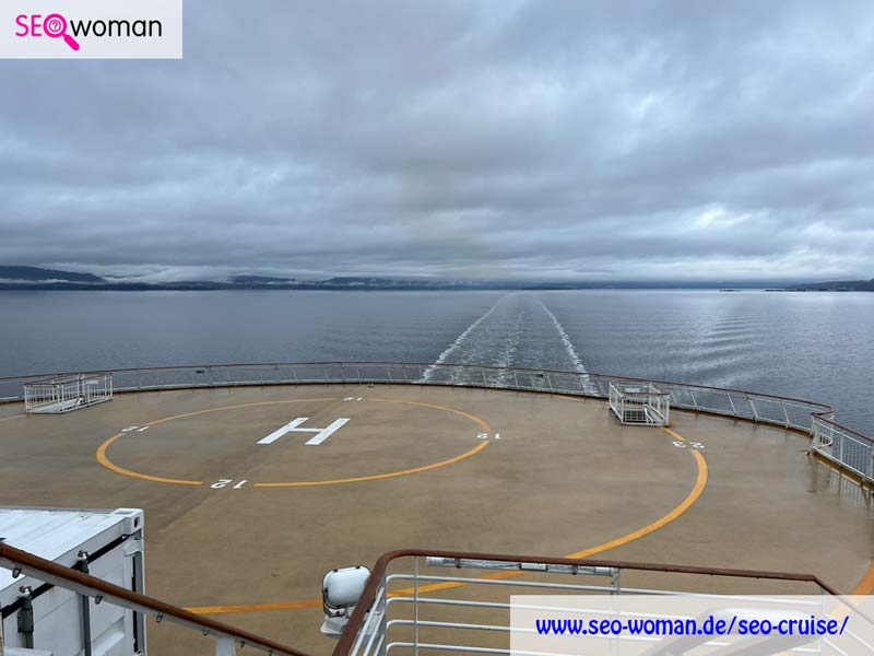 Das Sonnendeck, was eigentlich ein Winddeck ist Das Sonnendeck, was eigentlich ein Winddeck ist