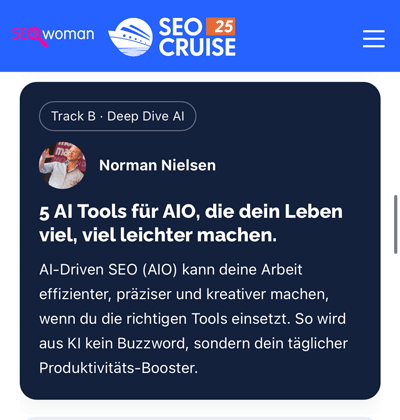 SEOcruise Programm: Norman Nielsen SEOcruise Programm: Norman Nielsen