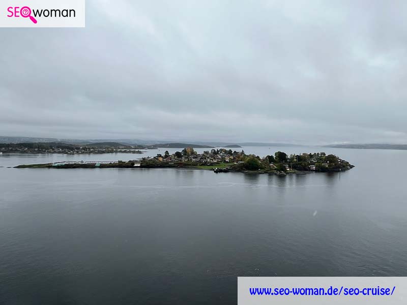 Fjord auf dem Weg zum Hafen Oslo Fjord auf dem Weg zum Hafen Oslo