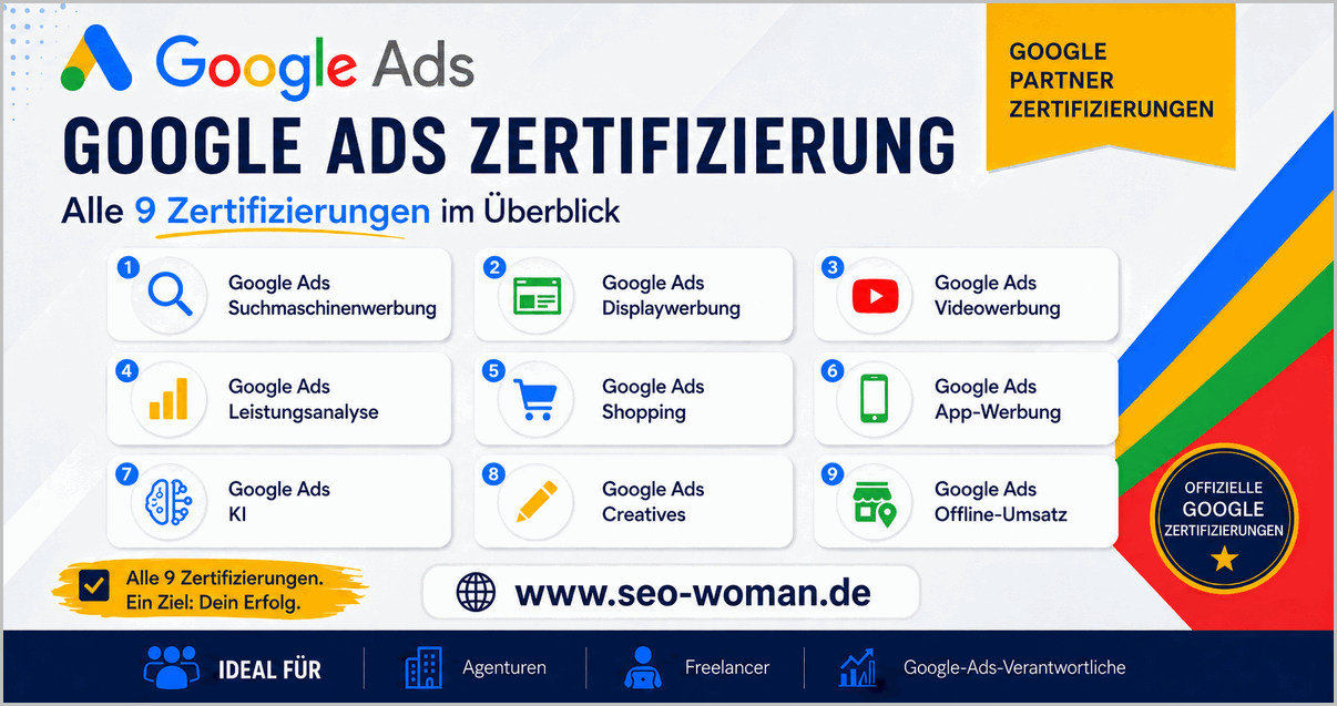 Google Ads Zertifizierung Google Ads Zertifizierung