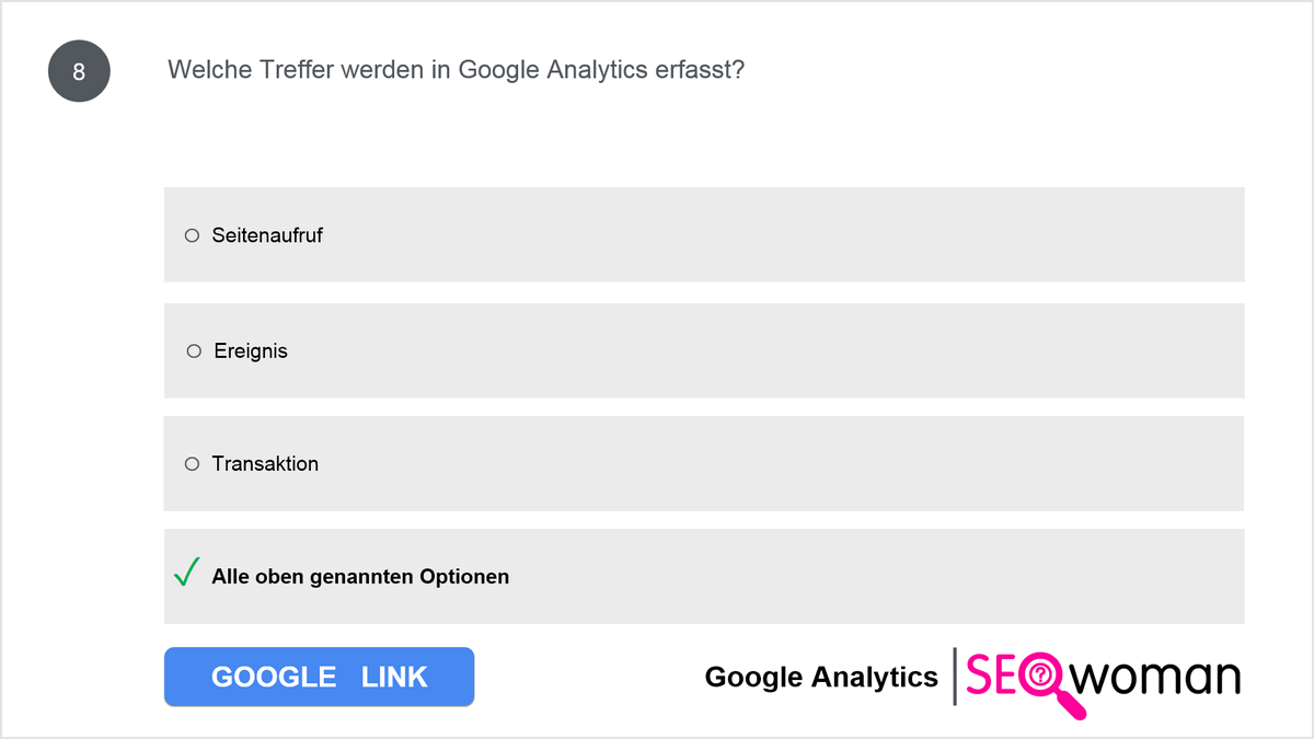Welche Treffer werden in Google Analytics erfasst?