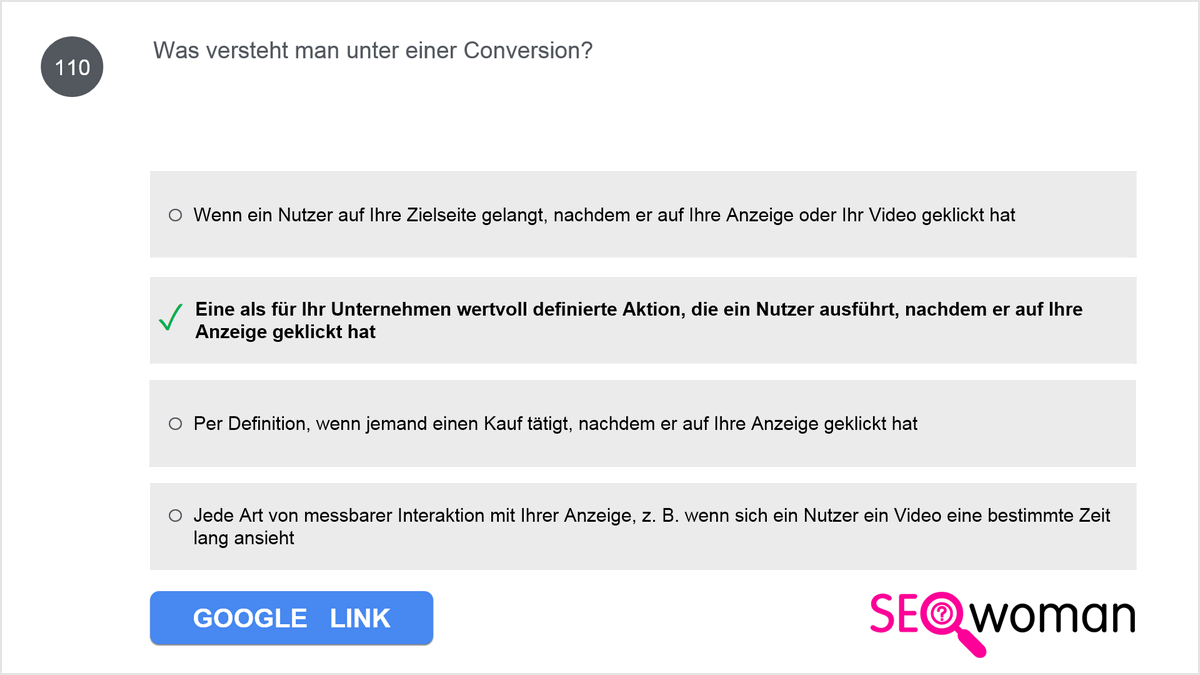 Was versteht man unter einer Conversion?