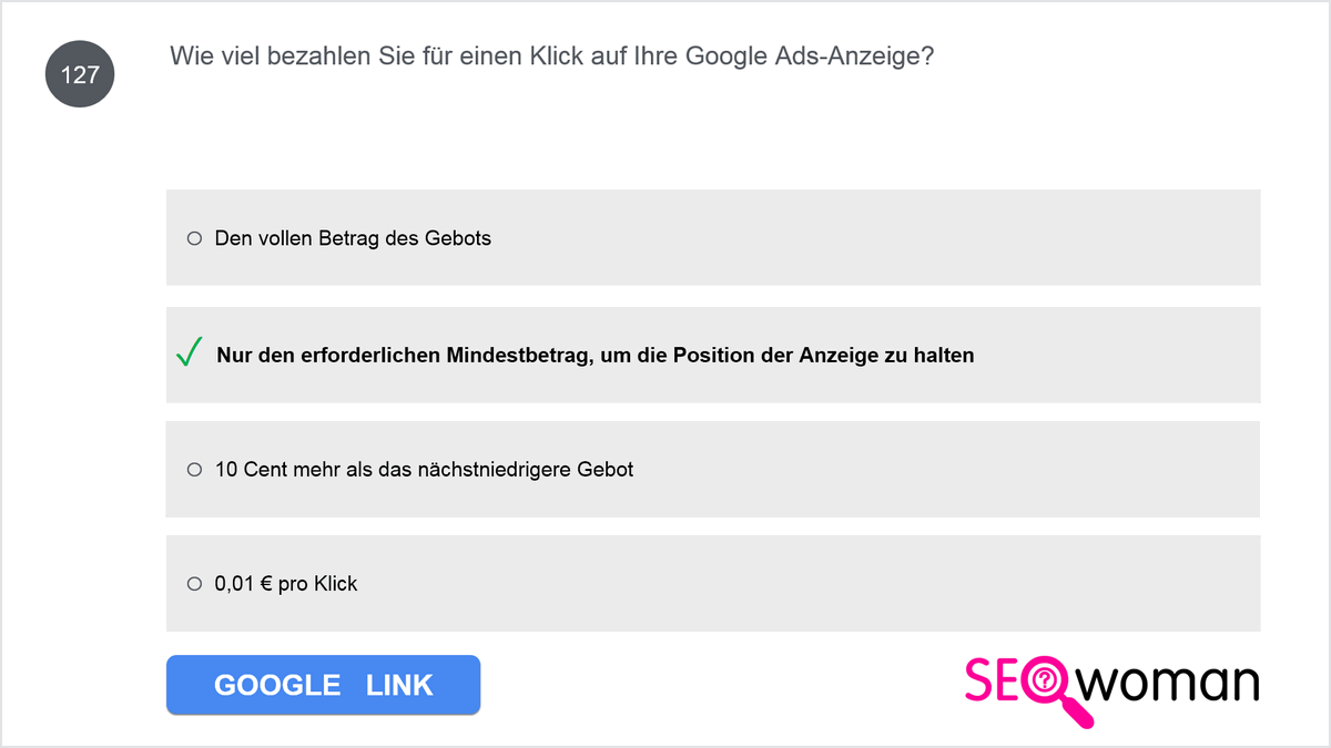 Wie viel bezahlen Sie für einen Klick auf Ihre Google Ads-Anzeige?