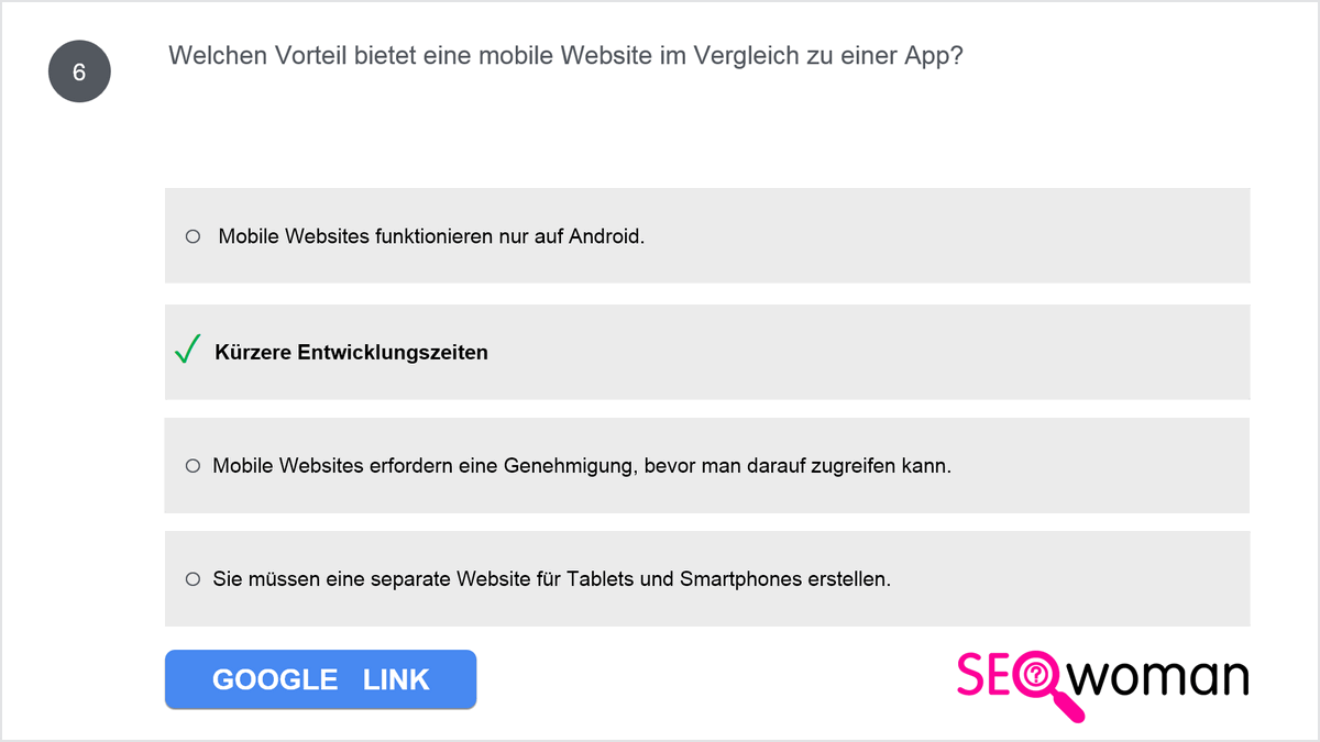 Welchen Vorteil bietet eine mobile Website im Vergleich zu einer App?