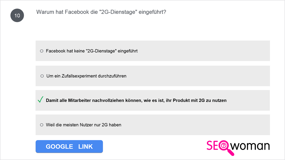 Warum hat Facebook die 2G-Dienstage eingeführt?