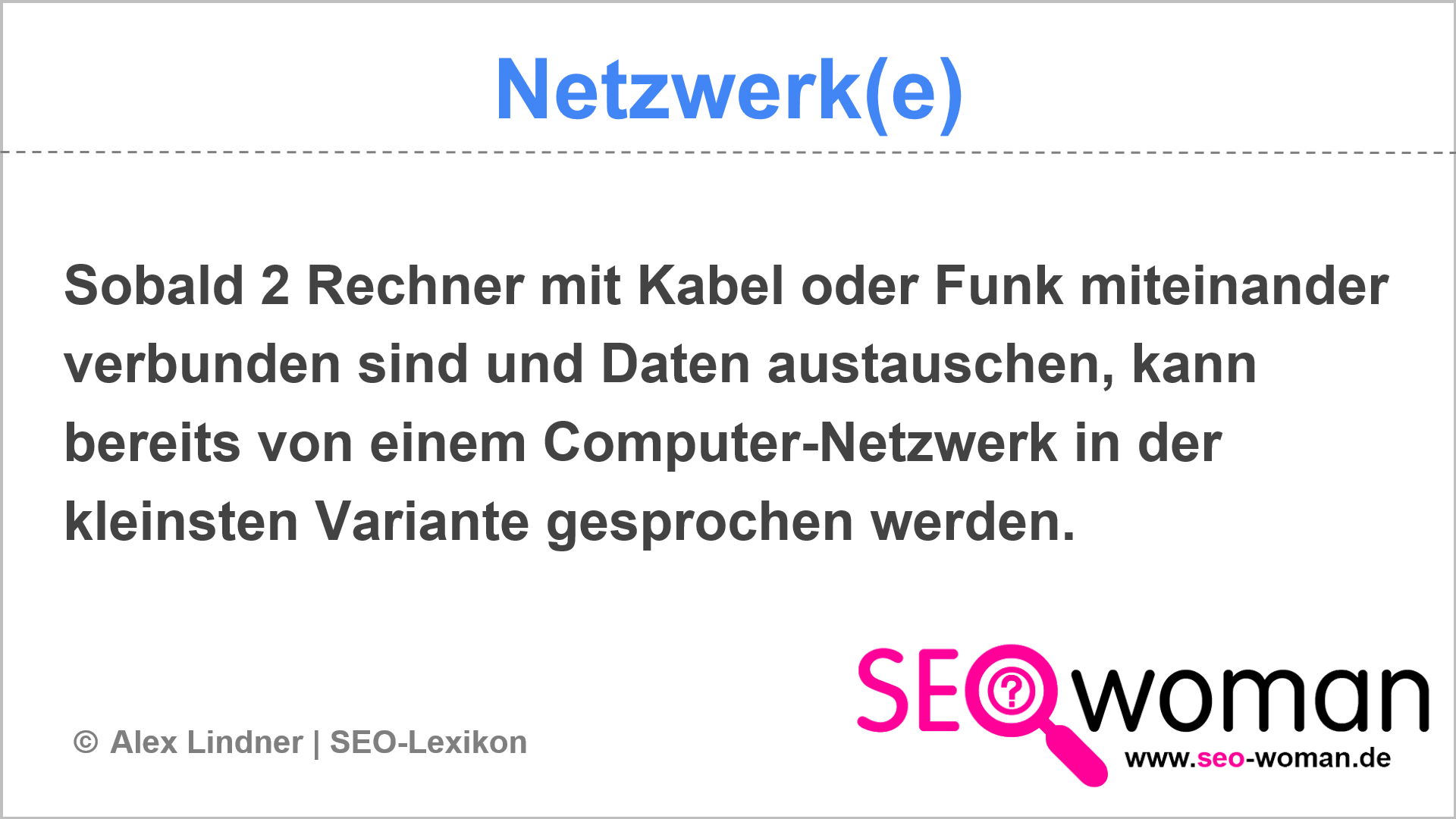 Netzwerk(e) | SEO-Lexikon