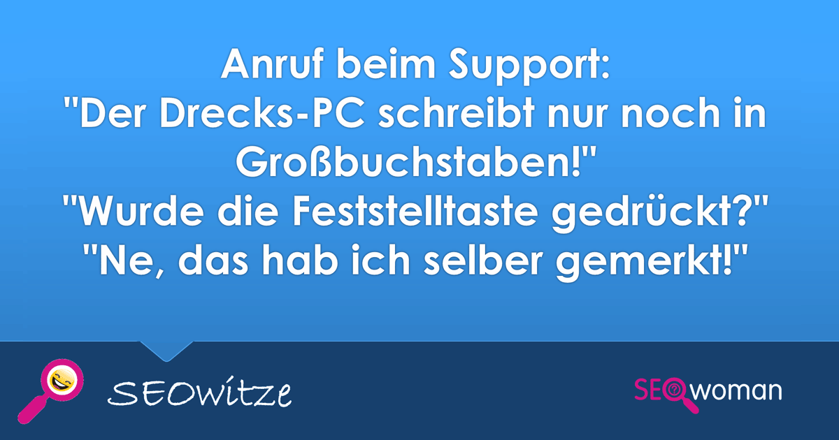 SEO-Witze » Support