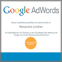 SEOwoman ist von Google AdWords zertifiziert
