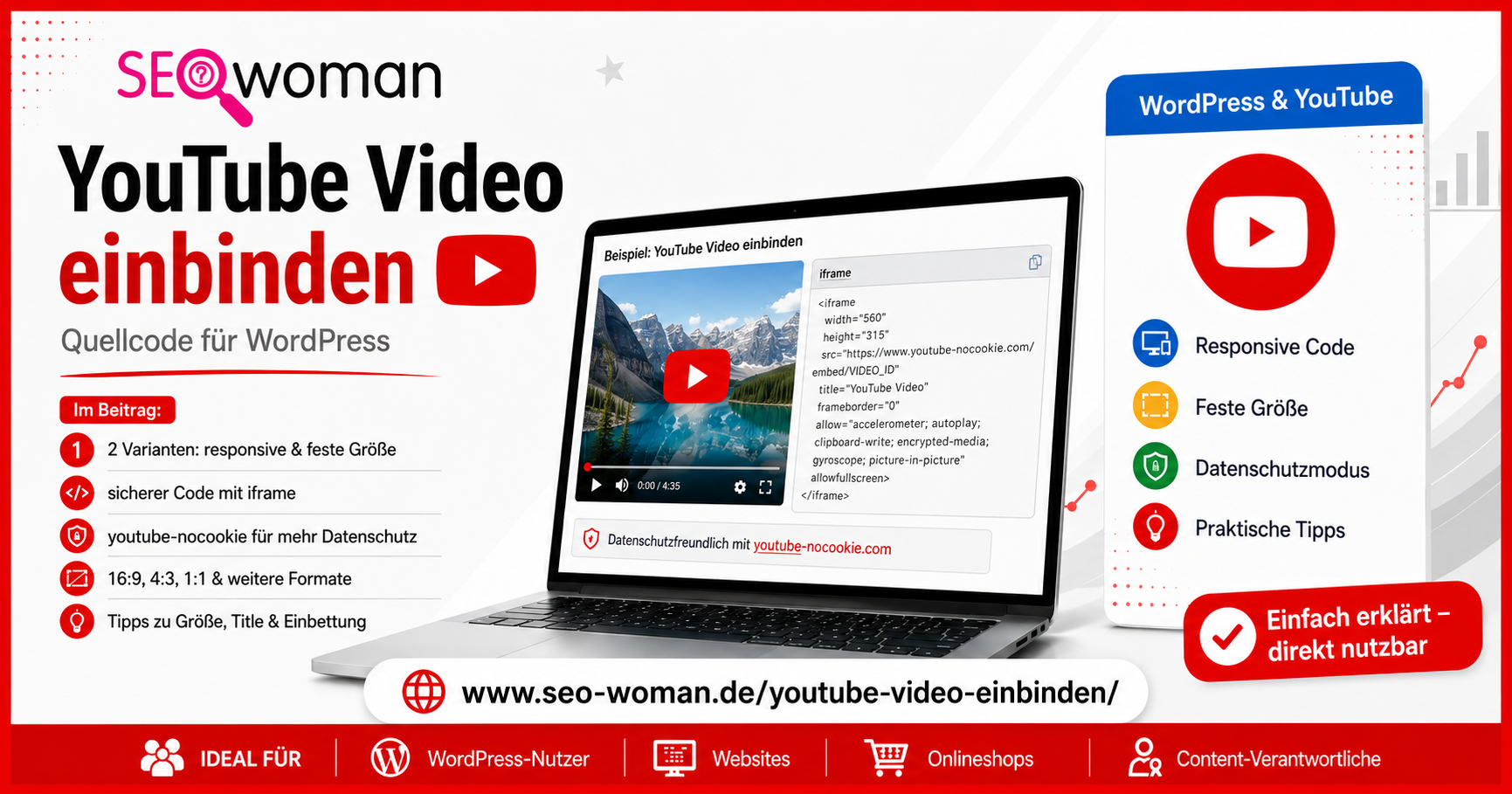 YouTube Video einbinden